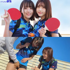 smub124小島さん＆皆瀬さん｜卓球部女子２人と練習後の３P乱交